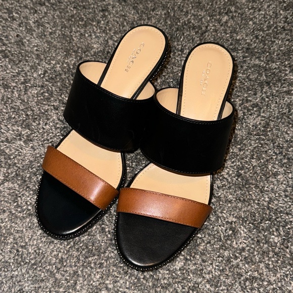 Coach Shoes - Women’s Coach Willa Saddle Sandal Heels